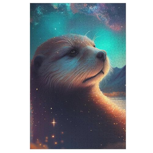 Pirate Otter Holzpuzzle 1000 Teile Klassische Puzzles Erwachsene Kinder Puzzle DIY Kit Holzspielzeug Einzigartiges Geschenk 78×53cm Pirate Otter Holzpuzzle 1000 Teile Klassische Puzzles Erwachsene Kinder Puzzle DIY Kit Holzspielzeug Einzigartiges Geschenk 78×53cm von HHCXX