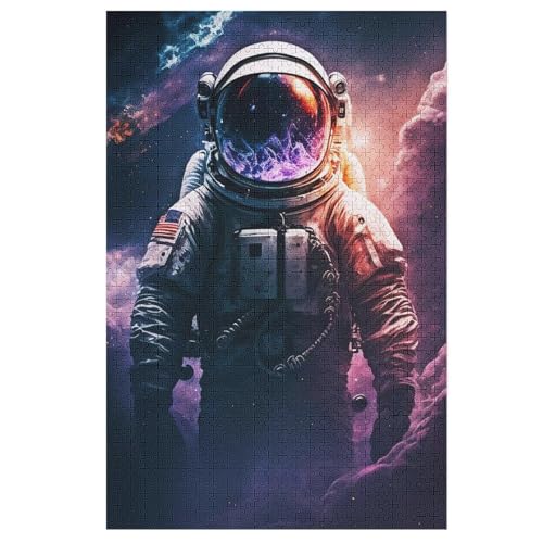 Puzzle 1000 Teile Astronaut Holzpuzzle Für Erwachsene Lernspiel Herausforderungsspielzeug The Puzzles Für Erwachsene Kinder 78×53cm Puzzle 1000 Teile Astronaut Holzpuzzle Für Erwachsene Lernspiel Herausforderungsspielzeug The Puzzles Für Erwachsene Kinder 78×53cm von HHCXX
