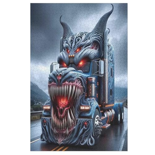 Puzzle 1000 Teile LKW Holzpuzzle Für Erwachsene Lernspiel Herausforderungsspielzeug The Puzzles Für Erwachsene Kinder 78×53cm Puzzle 1000 Teile LKW Holzpuzzle Für Erwachsene Lernspiel Herausforderungsspielzeug The Puzzles Für Erwachsene Kinder 78×53cm von HHCXX
