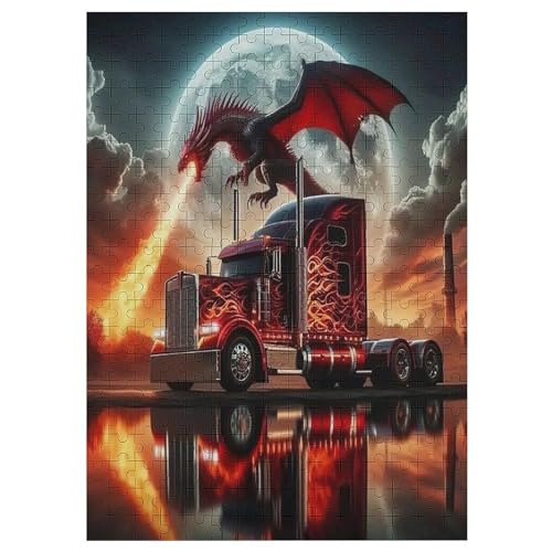 Puzzle 300 Teile LKW Holzpuzzle Für Erwachsene Lernspiel Herausforderungsspielzeug The Puzzles Für Erwachsene Kinder 42×30cm Puzzle 300 Teile LKW Holzpuzzle Für Erwachsene Lernspiel Herausforderungsspielzeug The Puzzles Für Erwachsene Kinder 42×30cm von HHCXX