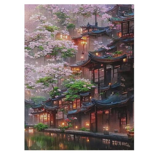 Puzzle Für Erwachsene, Japan Style, 500 Puzzleteile Für Kinder, Holzpuzzles, Geeignet Für Erwachsene Lernspiel, 55×41cm Puzzle Für Erwachsene, Japan Style, 500 Puzzleteile Für Kinder, Holzpuzzles, Geeignet Für Erwachsene Lernspiel, 55×41cm von HHCXX