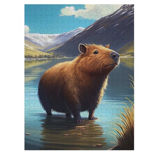Puzzle Für Erwachsene, Wasserschwein, 500 Puzzleteile Für Kinder, Holzpuzzles, Geeignet Für Erwachsene Lernspiel, 55×41cm Puzzle Für Erwachsene, Wasserschwein, 500 Puzzleteile Für Kinder, Holzpuzzles, Geeignet Für Erwachsene Lernspiel, 55×41cm von HHCXX