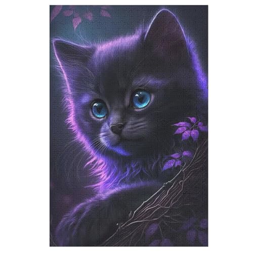 Puzzle Für Erwachsene 1000 Teiliges Katze Puzzles Für Erwachsene Holzbrettpuzzles Denksportaufgaben Für Erwachsene 78×53cm von HHCXX