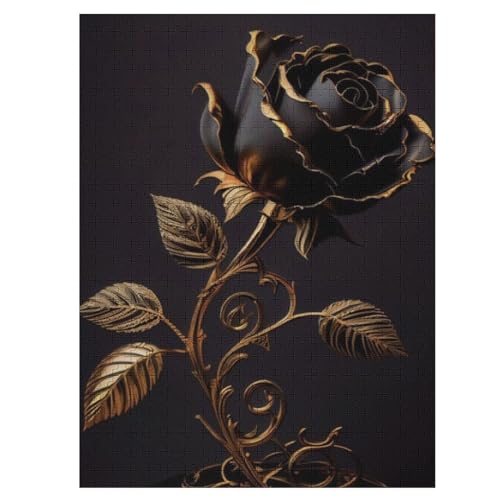 Puzzle Für Erwachsene 500 Teiliges Black Rose Puzzles Für Erwachsene Holzbrettpuzzles Denksportaufgaben Für Erwachsene 55×41cm Puzzle Für Erwachsene 500 Teiliges Black Rose Puzzles Für Erwachsene Holzbrettpuzzles Denksportaufgaben Für Erwachsene 55×41cm von HHCXX