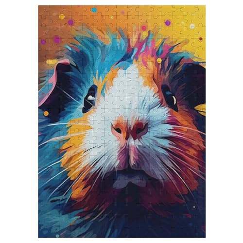 Puzzles Für Erwachsene Meerschweinchen,300-teilige Puzzle Für Erwachsene Und Kinder Ab 12 Jahren, Holzpuzzles Für Die Heimdekoration, 42×30cm von HHCXX