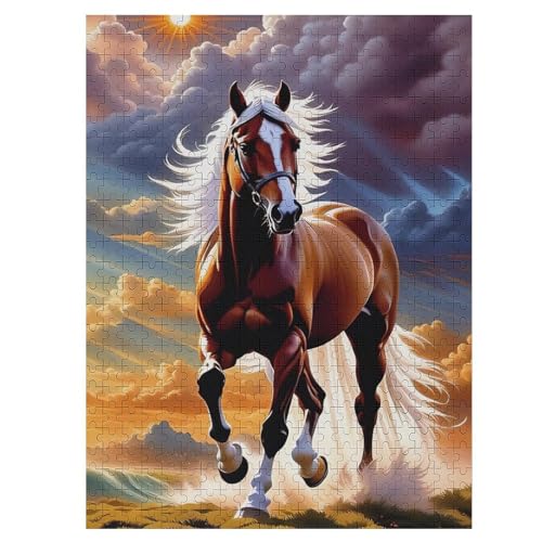 Puzzles Für Erwachsene: Horse, 500-teiliges Holzpuzzle Für Erwachsene Und Kinder Ab 12 Jahren. Tolles Geschenk Für Erwachsene 55×41cm Puzzles Für Erwachsene: Horse, 500-teiliges Holzpuzzle Für Erwachsene Und Kinder Ab 12 Jahren. Tolles Geschenk Für Erwachsene 55×41cm von HHCXX