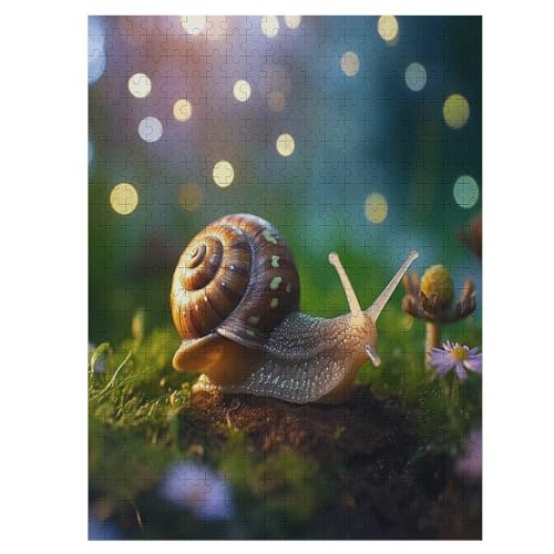 Schnecken Holzpuzzle 500 Teile Klassische Puzzles Erwachsene Kinder Puzzle DIY Kit Holzspielzeug Einzigartiges Geschenk 55×41cm Schnecken Holzpuzzle 500 Teile Klassische Puzzles Erwachsene Kinder Puzzle DIY Kit Holzspielzeug Einzigartiges Geschenk 55×41cm von HHCXX