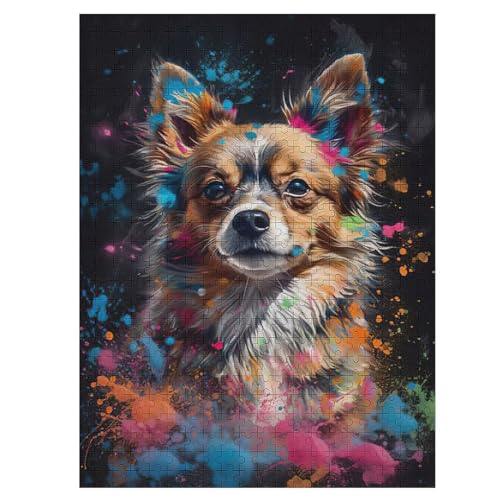 Süßer Hund Puzzle 500 Teile, Holzpuzzle Für Erwachsene Kinder, Impossible Puzzles, Geschicklichkeitsspiel Für Die Ganze Familie 55×41cm Süßer Hund Puzzle 500 Teile, Holzpuzzle Für Erwachsene Kinder, Impossible Puzzles, Geschicklichkeitsspiel Für Die Ganze Familie 55×41cm von HHCXX