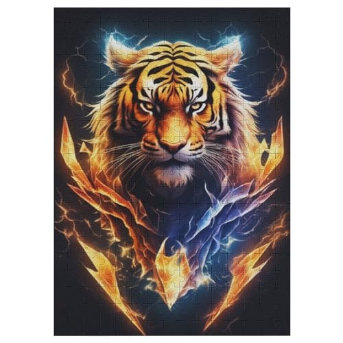 Tiger Puzzles Für Erwachsene, 300-teiliges Holzpuzzle, Geeignet Für Kinder Ab 12 Jahren, Die Pädagogische Puzzle Lernen 42×30cm Tiger Puzzles Für Erwachsene, 300-teiliges Holzpuzzle, Geeignet Für Kinder Ab 12 Jahren, Die Pädagogische Puzzle Lernen 42×30cm von HHCXX
