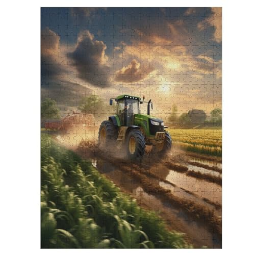 Traktor 500 Teile Premium-Puzzles Für Erwachsene Kinder- Holzpuzzles Spaß Und Lernspiele - Perfekte Puzzle-Geschenke 55×41cm Traktor 500 Teile Premium-Puzzles Für Erwachsene Kinder- Holzpuzzles Spaß Und Lernspiele - Perfekte Puzzle-Geschenke 55×41cm von HHCXX