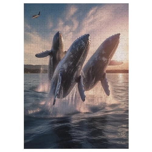 Wal Holzpuzzle 300 Teile Klassische Puzzles Erwachsene Kinder Puzzle DIY Kit Holzspielzeug Einzigartiges Geschenk 42×30cm Wal Holzpuzzle 300 Teile Klassische Puzzles Erwachsene Kinder Puzzle DIY Kit Holzspielzeug Einzigartiges Geschenk 42×30cm von HHCXX