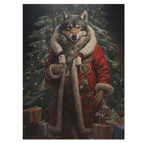 Wolf 500 Teile Premium-Puzzles Für Erwachsene Kinder- Holzpuzzles Spaß Und Lernspiele - Perfekte Puzzle-Geschenke 55×41cm Wolf 500 Teile Premium-Puzzles Für Erwachsene Kinder- Holzpuzzles Spaß Und Lernspiele - Perfekte Puzzle-Geschenke 55×41cm von HHCXX