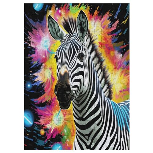 Zebra Holzpuzzle 300 Teile Klassische Puzzles Erwachsene Kinder Puzzle DIY Kit Holzspielzeug Einzigartiges Geschenk 42×30cm Zebra Holzpuzzle 300 Teile Klassische Puzzles Erwachsene Kinder Puzzle DIY Kit Holzspielzeug Einzigartiges Geschenk 42×30cm von HHCXX