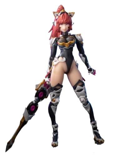HHMacro Bigfirebird Build 1/12 Scale Science Cat Lady Team Series Mecha Girl 17,5 cm Frau Actionfigur von HHMacro