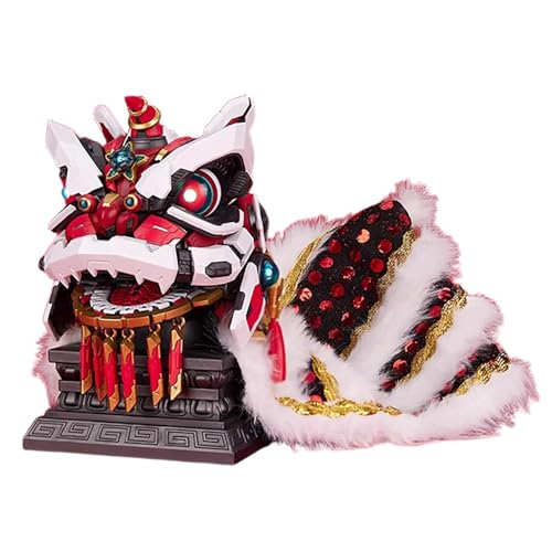 HHMacro MS General JHJ 13 cm Lion Dance Sammlermodellbausätze MP-01, weiß, beleuchtete Version HHMacro MS General JHJ 13 cm Lion Dance Sammlermodellbausätze MP-01, weiß, beleuchtete Version von HHMacro