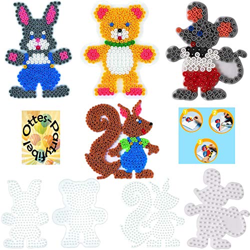 HAMA Bügelperlen-Bastel-Set midi-Stift-Platten-Set midi Waldtiere Eichhörnchen + Bär + Hase + Maus #1 HAMA Bügelperlen-Bastel-Set midi-Stift-Platten-Set midi Waldtiere Eichhörnchen + Bär + Hase + Maus #1 von HHO