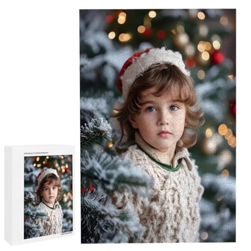 Personalisiertes Fotopuzzle, Puzzle Selbst Gestalten, Holzpuzzle mit Eigenem Foto Puzzle Personalisiert Fotopuzzle Geschenk, Individuelles Geschenke für Oma, Kinder, Mutter, Familie (2000 Teile) c-29 von HHQGOUYG