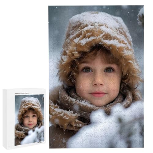 Personalisiertes Fotopuzzle, Puzzle Selbst Gestalten, Holzpuzzle mit Eigenem Foto Puzzle Personalisiert Fotopuzzle Geschenk, Individuelles Geschenke für Oma, Kinder, Mutter, Familie (2000 Teile) c-183 von HHQGOUYG