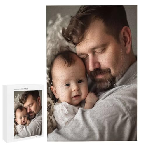 Personalisiertes Fotopuzzle, Puzzle Selbst Gestalten, Holzpuzzle mit Eigenem Foto Puzzle Personalisiert Fotopuzzle Geschenk, Individuelles Geschenke für Oma, Kinder, Mutter, Familie (2000 Teile) c-69 von HHQGOUYG