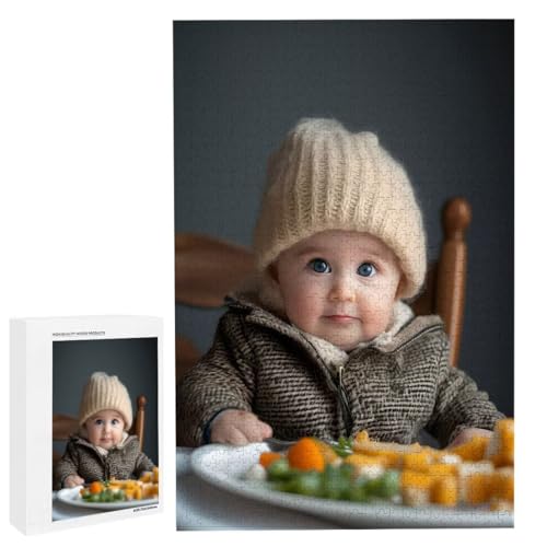 Personalisiertes Fotopuzzle, Puzzle Selbst Gestalten, Holzpuzzle mit Eigenem Foto Puzzle Personalisiert Fotopuzzle Geschenk, Individuelles Geschenke für Oma, Kinder, Mutter, Familie (2000 Teile) c-45 von HHQGOUYG