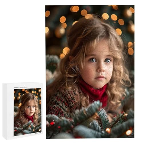 Personalisiertes Fotopuzzle, Puzzle Selbst Gestalten, Holzpuzzle mit Eigenem Foto Puzzle Personalisiert Fotopuzzle Geschenk, Individuelles Geschenke für Oma, Kinder, Mutter, Familie (2000 Teile) c-33 von HHQGOUYG
