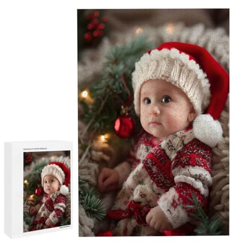 Personalisiertes Fotopuzzle, Puzzle Selbst Gestalten, Holzpuzzle mit Eigenem Foto Puzzle Personalisiert Fotopuzzle Geschenk, Individuelles Geschenke für Oma, Kinder, Mutter, Familie (2000 Teile) c-39 von HHQGOUYG