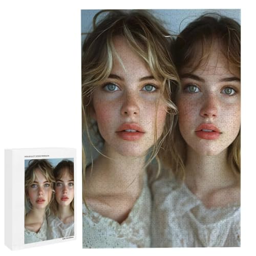 Personalisiertes Fotopuzzle, Puzzle Selbst Gestalten, Holzpuzzle mit Eigenem Foto Puzzle Personalisiert Fotopuzzle Geschenk, Individuelles Geschenke für Oma, Kinder, Mutter, Familie (3000 Teile) c-148 von HHQGOUYG