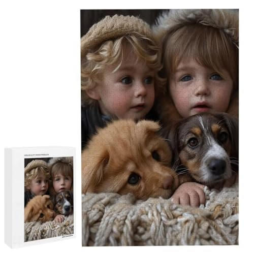Personalisiertes Fotopuzzle, Puzzle Selbst Gestalten, Holzpuzzle mit Eigenem Foto Puzzle Personalisiert Fotopuzzle Geschenk, Individuelles Geschenke für Oma, Kinder, Mutter, Familie (3000 Teile) c-124 von HHQGOUYG