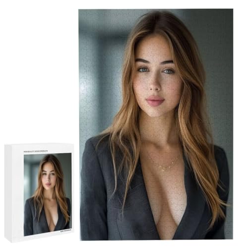 Personalisiertes Fotopuzzle, Puzzle Selbst Gestalten, Holzpuzzle mit Eigenem Foto Puzzle Personalisiert Fotopuzzle Geschenk, Individuelles Geschenke für Oma, Kinder, Mutter, Familie (3000 Teile) c-88 von HHQGOUYG