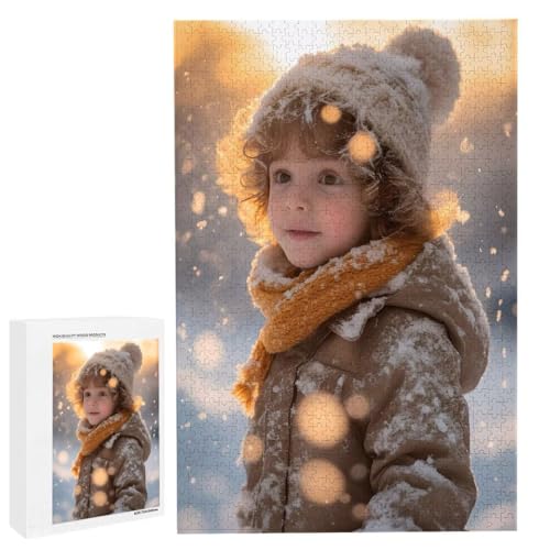 Personalisiertes Fotopuzzle, Puzzle Selbst Gestalten, Holzpuzzle mit Eigenem Foto Puzzle Personalisiert Fotopuzzle Geschenk, Individuelles Geschenke für Oma, Kinder, Mutter, Familie (3000 Teile) c-184 von HHQGOUYG
