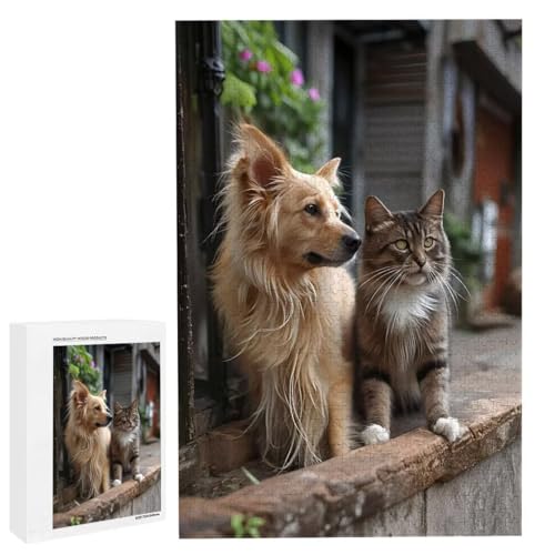 Personalisiertes Fotopuzzle, Puzzle Selbst Gestalten, Holzpuzzle mit Eigenem Foto Puzzle Personalisiert Fotopuzzle Geschenk, Individuelles Geschenke für Oma, Kinder, Mutter, Familie (4000 Teile) c-127 von HHQGOUYG
