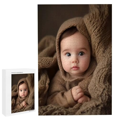 Personalisiertes Fotopuzzle, Puzzle Selbst Gestalten, Holzpuzzle mit Eigenem Foto Puzzle Personalisiert Fotopuzzle Geschenk, Individuelles Geschenke für Oma, Kinder, Mutter, Familie (4000 Teile) c-53 von HHQGOUYG