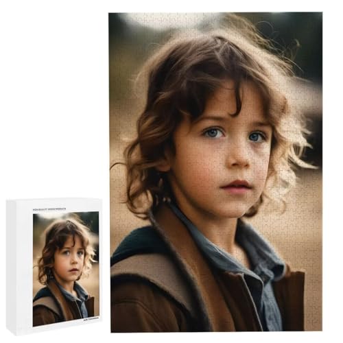 Personalisiertes Fotopuzzle, Puzzle Selbst Gestalten, Holzpuzzle mit Eigenem Foto Puzzle Personalisiert Fotopuzzle Geschenk, Individuelles Geschenke für Oma, Kinder, Mutter, Familie (4000 Teile) c-121 von HHQGOUYG