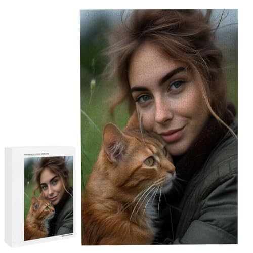 Personalisiertes Fotopuzzle, Puzzle Selbst Gestalten, Holzpuzzle mit Eigenem Foto Puzzle Personalisiert Fotopuzzle Geschenk, Individuelles Geschenke für Oma, Kinder, Mutter, Familie (5000 Teile) c-10 von HHQGOUYG