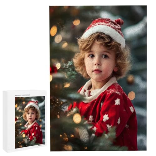 Personalisiertes Fotopuzzle, Puzzle Selbst Gestalten, Holzpuzzle mit Eigenem Foto Puzzle Personalisiert Fotopuzzle Geschenk, Individuelles Geschenke für Oma, Kinder, Mutter, Familie (5000 Teile) c-28 von HHQGOUYG