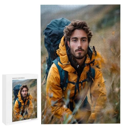Personalisiertes Fotopuzzle, Puzzle Selbst Gestalten, Holzpuzzle mit Eigenem Foto Puzzle Personalisiert Fotopuzzle Geschenk, Individuelles Geschenke für Oma, Kinder, Mutter, Familie (5000 Teile) c-20 von HHQGOUYG