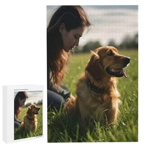 Personalisiertes Fotopuzzle, Puzzle Selbst Gestalten, Holzpuzzle mit Eigenem Foto Puzzle Personalisiert Fotopuzzle Geschenk, Individuelles Geschenke für Oma, Kinder, Mutter, Familie (5000 Teile) c-18 von HHQGOUYG
