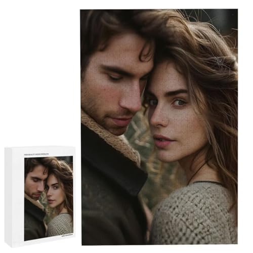 Personalisiertes Fotopuzzle, Puzzle Selbst Gestalten, Holzpuzzle mit Eigenem Foto Puzzle Personalisiert Fotopuzzle Geschenk, Individuelles Geschenke für Oma, Kinder, Mutter, Familie (5000 Teile) c-168 von HHQGOUYG