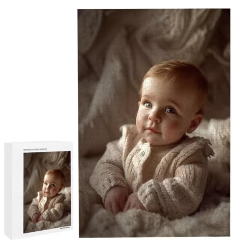 Personalisiertes Fotopuzzle, Puzzle Selbst Gestalten, Holzpuzzle mit Eigenem Foto Puzzle Personalisiert Fotopuzzle Geschenk, Individuelles Geschenke für Oma, Kinder, Mutter, Familie (5000 Teile) c-162 von HHQGOUYG