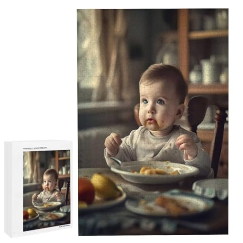 Personalisiertes Fotopuzzle, Puzzle Selbst Gestalten, Holzpuzzle mit Eigenem Foto Puzzle Personalisiert Fotopuzzle Geschenk, Individuelles Geschenke für Oma, Kinder, Mutter, Familie (5000 Teile) c-44 von HHQGOUYG
