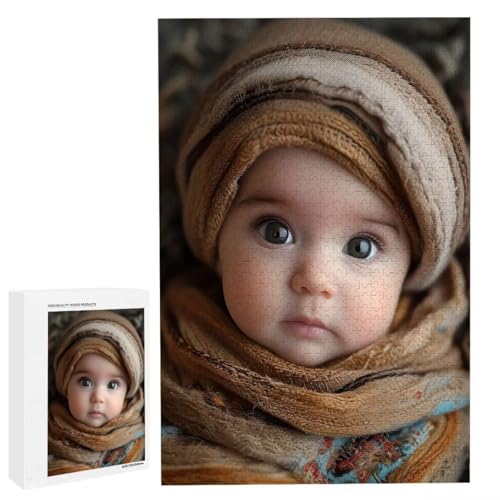 Personalisiertes Fotopuzzle, Puzzle Selbst Gestalten, Holzpuzzle mit Eigenem Foto Puzzle Personalisiert Fotopuzzle Geschenk, Individuelles Geschenke für Oma, Kinder, Mutter, Familie (5000 Teile) c-108 von HHQGOUYG