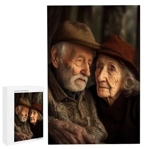 Personalisiertes Fotopuzzle, Puzzle Selbst Gestalten, Holzpuzzle mit Eigenem Foto Puzzle Personalisiert Fotopuzzle Geschenk, Individuelles Geschenke für Oma, Kinder, Mutter, Familie (5000 Teile) c-156 von HHQGOUYG
