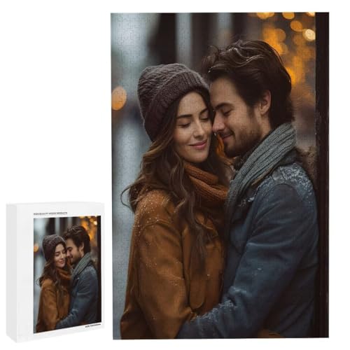 Personalisiertes Fotopuzzle, Puzzle Selbst Gestalten, Holzpuzzle mit Eigenem Foto Puzzle Personalisiert Fotopuzzle Geschenk, Individuelles Geschenke für Oma, Kinder, Mutter, Familie (5000 Teile) c-94 von HHQGOUYG