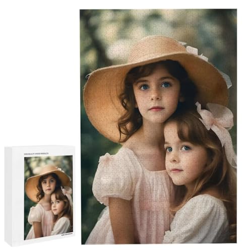 Personalisiertes Fotopuzzle, Puzzle Selbst Gestalten, Holzpuzzle mit Eigenem Foto Puzzle Personalisiert Fotopuzzle Geschenk, Individuelles Geschenke für Oma, Kinder, Mutter, Familie (5000 Teile) c-120 von HHQGOUYG