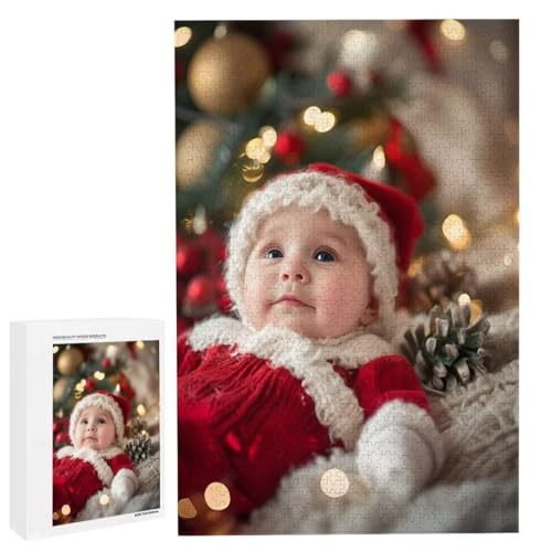 Personalisiertes Fotopuzzle, Puzzle Selbst Gestalten, Holzpuzzle mit Eigenem Foto Puzzle Personalisiert Fotopuzzle Geschenk, Individuelles Geschenke für Oma, Kinder, Mutter, Familie (5000 Teile) c-40 von HHQGOUYG