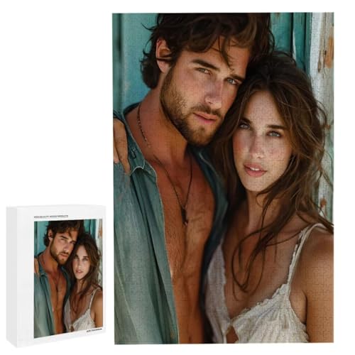 Personalisiertes Fotopuzzle, Puzzle Selbst Gestalten, Holzpuzzle mit Eigenem Foto Puzzle Personalisiert Fotopuzzle Geschenk, Individuelles Geschenke für Oma, Kinder, Mutter, Familie (5000 Teile) c-138 von HHQGOUYG