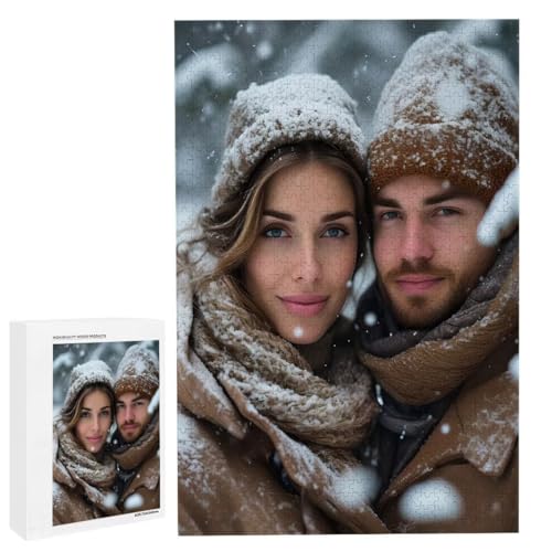 Personalisiertes Fotopuzzle, Puzzle Selbst Gestalten, Holzpuzzle mit Eigenem Foto Puzzle Personalisiert Fotopuzzle Geschenk, Individuelles Geschenke für Oma, Kinder, Mutter, Familie (5000 Teile) c-180 von HHQGOUYG