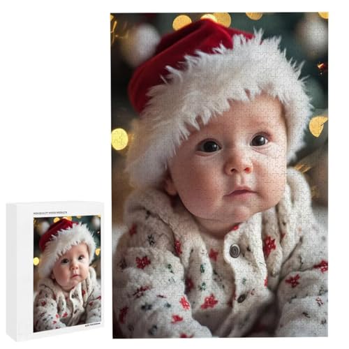 Personalisiertes Fotopuzzle, Puzzle Selbst Gestalten, Holzpuzzle mit Eigenem Foto Puzzle Personalisiert Fotopuzzle Geschenk, Individuelles Geschenke für Oma, Kinder, Mutter, Familie (5000 Teile) c-34 von HHQGOUYG