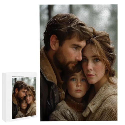 Personalisiertes Fotopuzzle, Puzzle Selbst Gestalten, Holzpuzzle mit Eigenem Foto Puzzle Personalisiert Fotopuzzle Geschenk, Individuelles Geschenke für Oma, Kinder, Mutter, Familie (5000 Teile) c-68 von HHQGOUYG