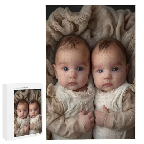 Personalisiertes Fotopuzzle, Puzzle Selbst Gestalten, Holzpuzzle mit Eigenem Foto Puzzle Personalisiert Fotopuzzle Geschenk, Individuelles Geschenke für Oma, Kinder, Mutter, Familie (5000 Teile) c-52 von HHQGOUYG